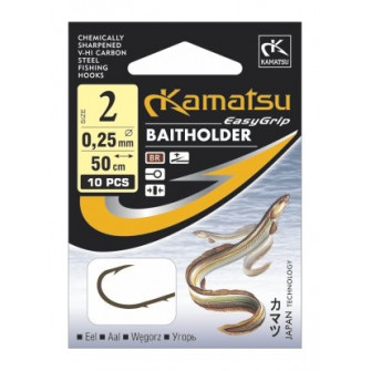 Kamatsu - Návazec Baitholder očko 50cm/10ks vel.6