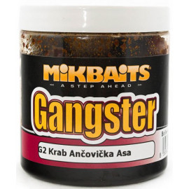 Mikbaits Gangster boilie v dipu 250ml - G2 Krab Ančovička Asa  - 20mm