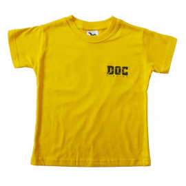 Tričko DOC-Fishing dětské s potiskem EVOLUTION - žlutá, 4 roky