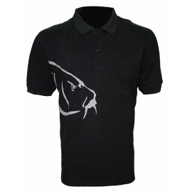 Zfish Tričko Carp Polo T-Shirt Black|0013302