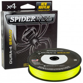 SPIDERWIRE - Šňůra Dura 4 0,40/45,0kg 150m - žlutá