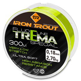 Iron Trout vlasec Fluo line Trema special 300 m 0,18 mm, fluo zelená-1463818