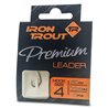 Iron trout návazec Premium Leader 120 cm/0,18 mm, vel. 10, 6 ks-8065110