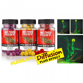 TANDEM BAITS Method  Feeder - Diffusion Micro Boilies -plovoucí 40g  - Ultra Scopex