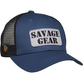 SAVAGE GEAR - Kšiltovka LOGO BADGE CAP TEAL BLUE