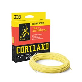 Cortland muškařská šnůra 333 Classic Trout All Purpose Yellow Fresh|WF3F 90ft