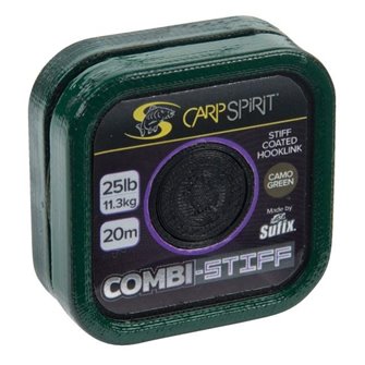 Carp Spirit Combi-Stiff Coated Braid 20 m/25 lb Camo Green|ACS640075