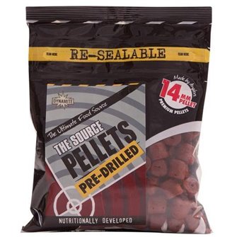 Dynamite Baits Pellets The Source Pre-Drilled 14 mm 350 g|DY148